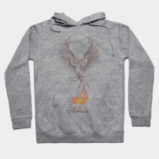 Phoenix Bird Emblem Hoodie